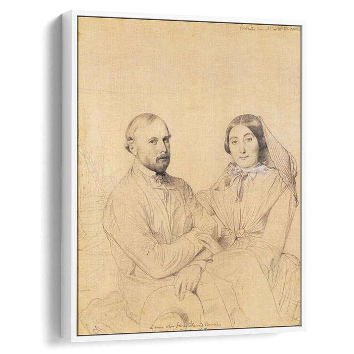 Edmond Ramel and his wife, born Irma Donbernard by Jean Auguste Dominique Ingres