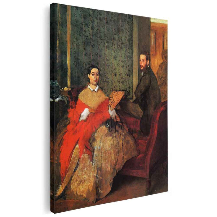 Edmondo and Therese Morbilli (1866) by Edgar Degas