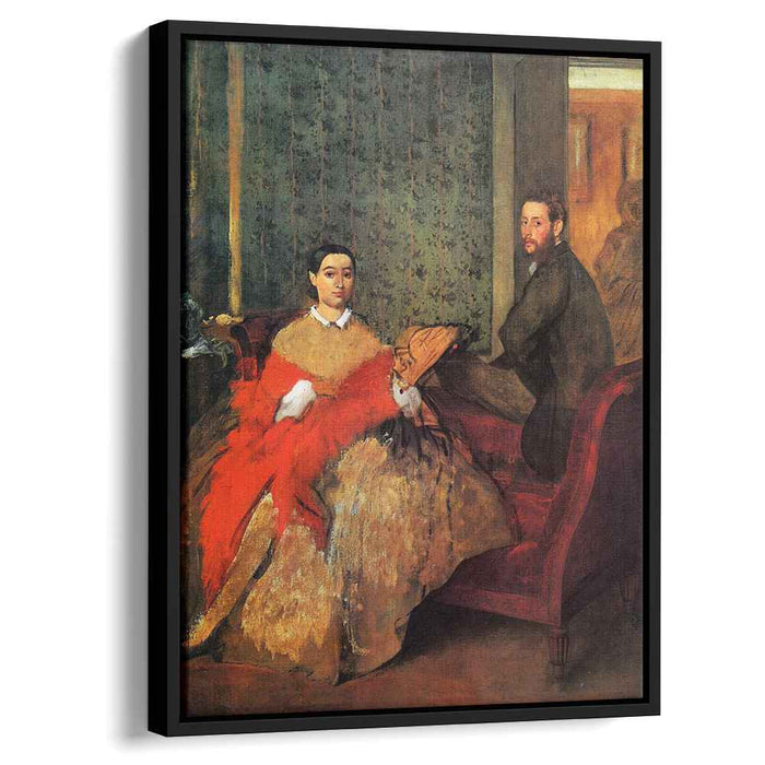 Edmondo and Therese Morbilli (1866) by Edgar Degas