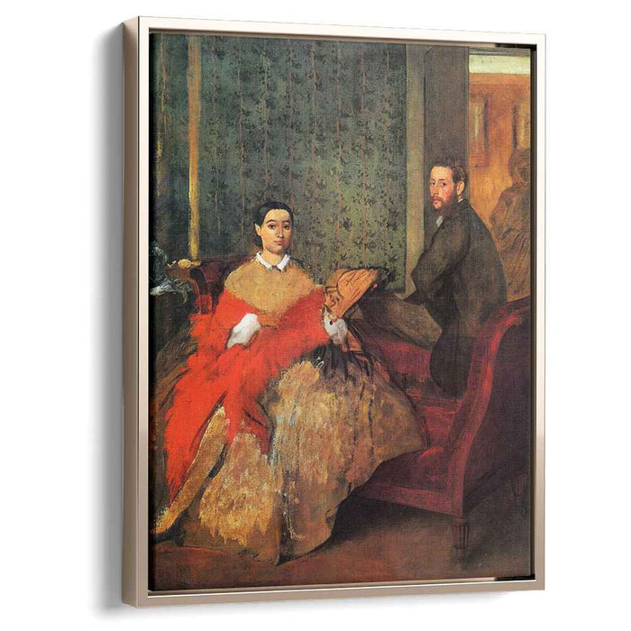 Edmondo and Therese Morbilli (1866) by Edgar Degas