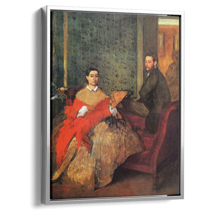 Edmondo and Therese Morbilli (1866) by Edgar Degas