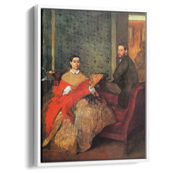 Edmondo and Therese Morbilli (1866) by Edgar Degas