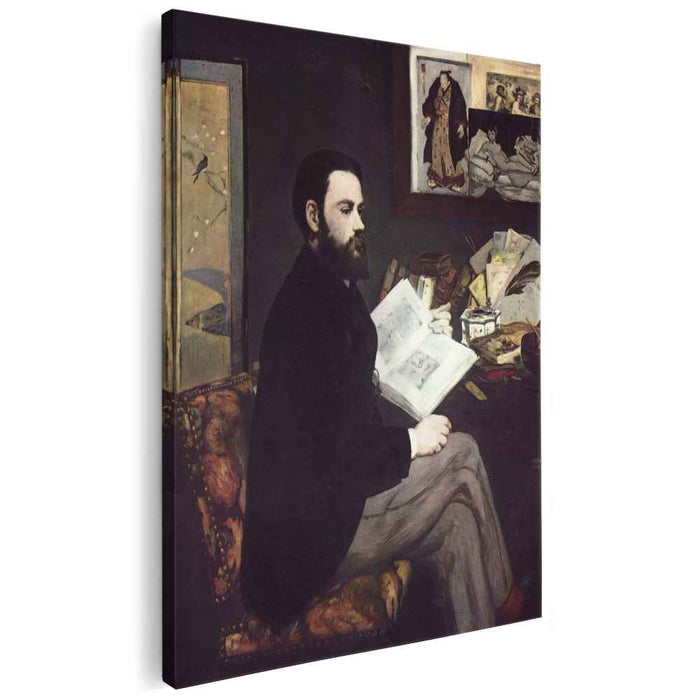 Portrait of Emile Zola (1868) by Edouard Manet