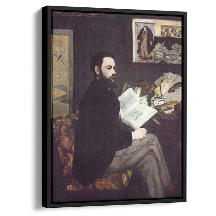Portrait of Emile Zola (1868) by Edouard Manet