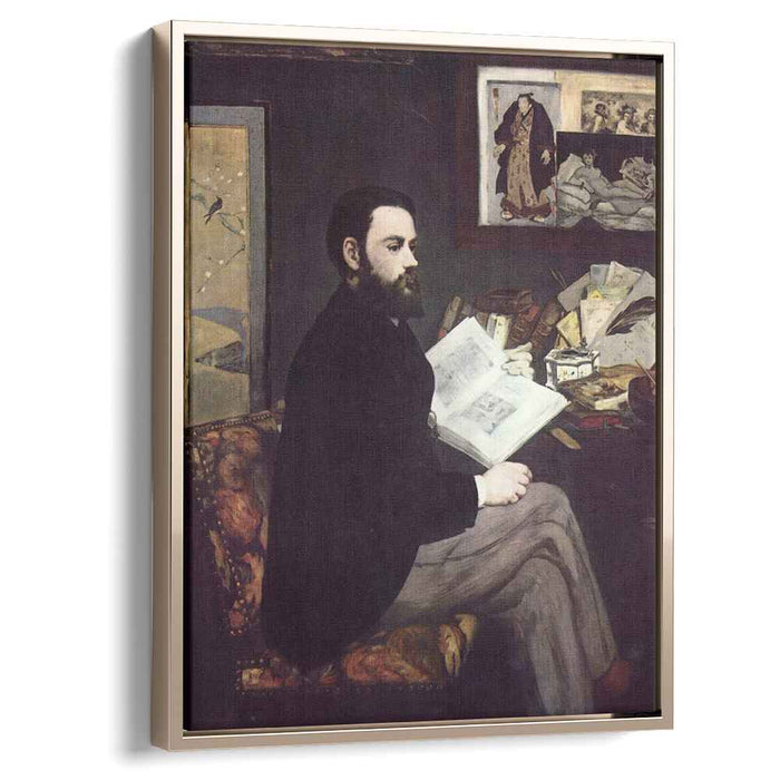 Portrait of Emile Zola (1868) by Edouard Manet