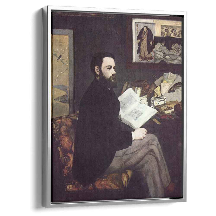 Portrait of Emile Zola (1868) by Edouard Manet