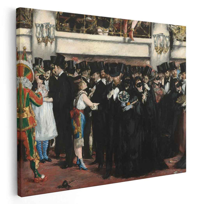 The Masked Ball at the Opera (1873) by Edouard Manet