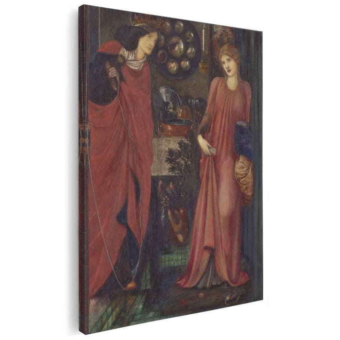 Fair Rosamond and Queen Eleonor (1861) by Edward Burne-Jones