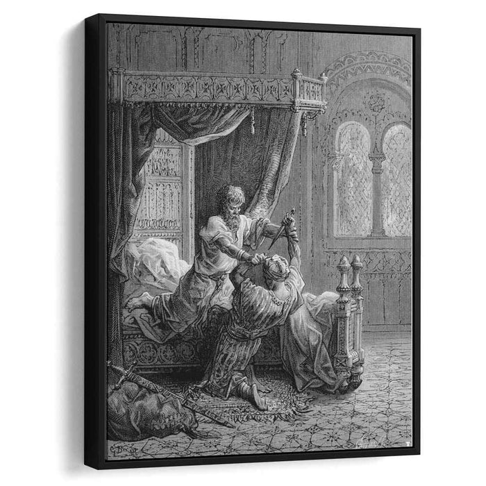 Edward I of England kills his would be assassin in June 1272 (1877) by Gustave Dore