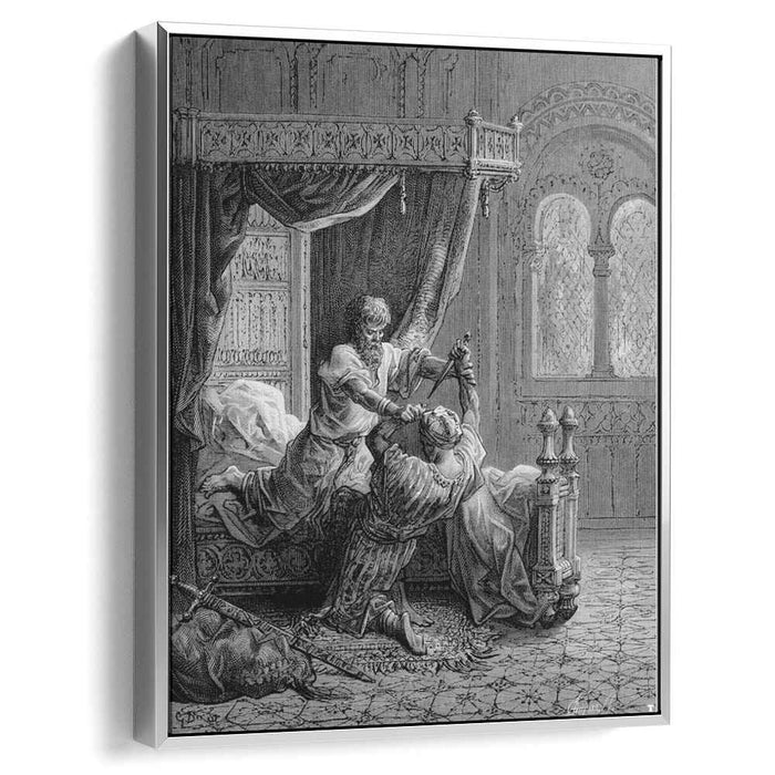 Edward I of England kills his would be assassin in June 1272 (1877) by Gustave Dore