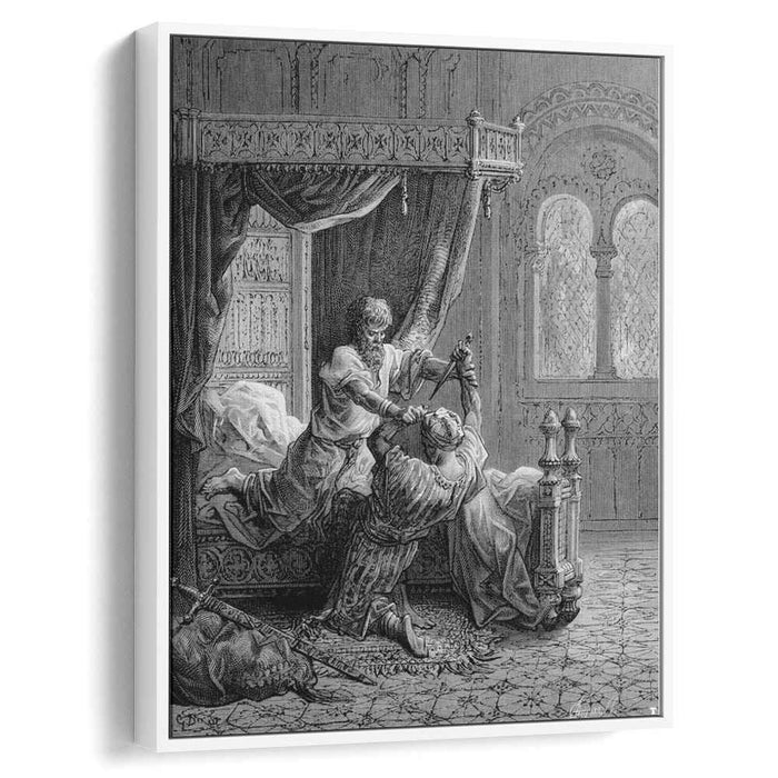 Edward I of England kills his would be assassin in June 1272 (1877) by Gustave Dore