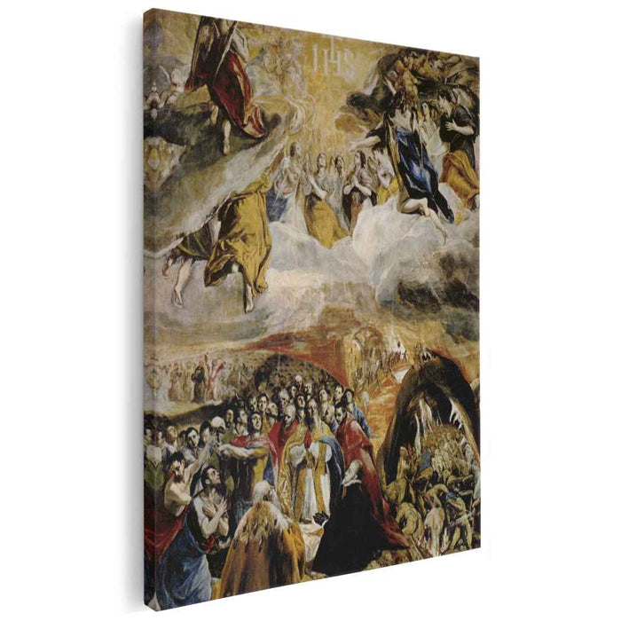 The Adoration of the Name of Jesus (1580) by El Greco