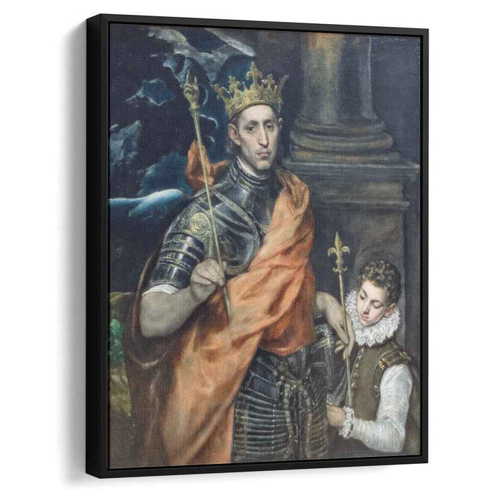 St. Louis King of France with a Page (1590) by El Greco