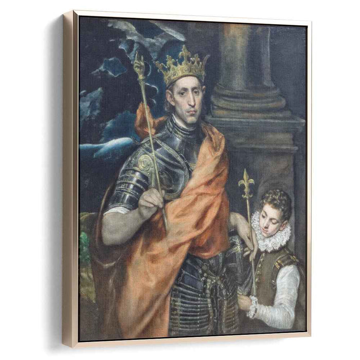 St. Louis King of France with a Page (1590) by El Greco