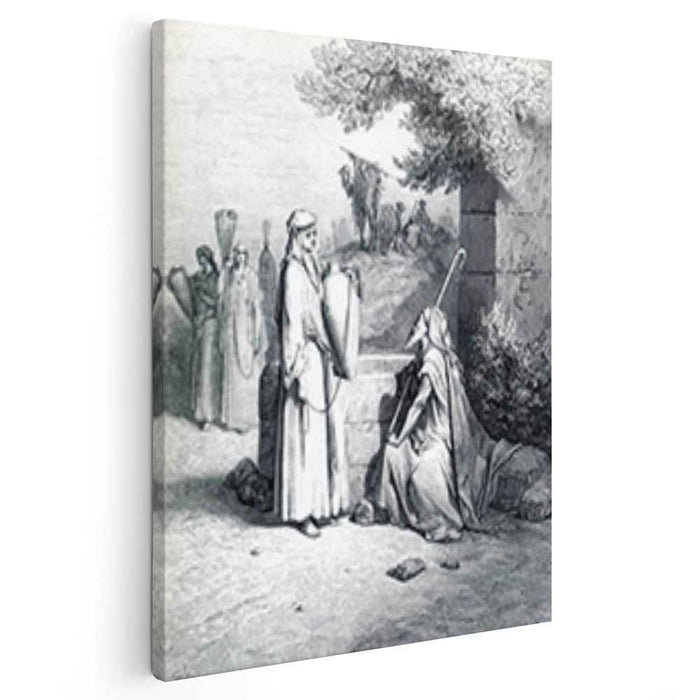 Eliezer and Rebekah by Gustave Dore