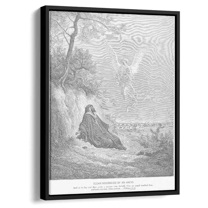 Elijah Is Nourished by an Angel by Gustave Dore