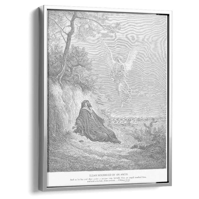 Elijah Is Nourished by an Angel by Gustave Dore