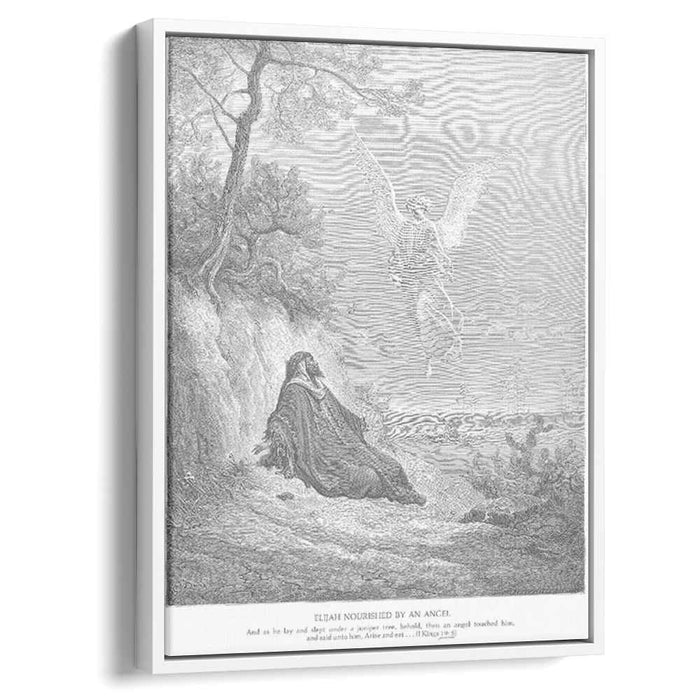 Elijah Is Nourished by an Angel by Gustave Dore