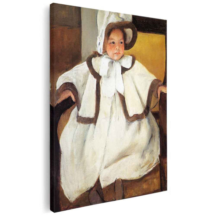 Ellen Mary Cassatt In A White Coat (1896) by Mary Cassatt