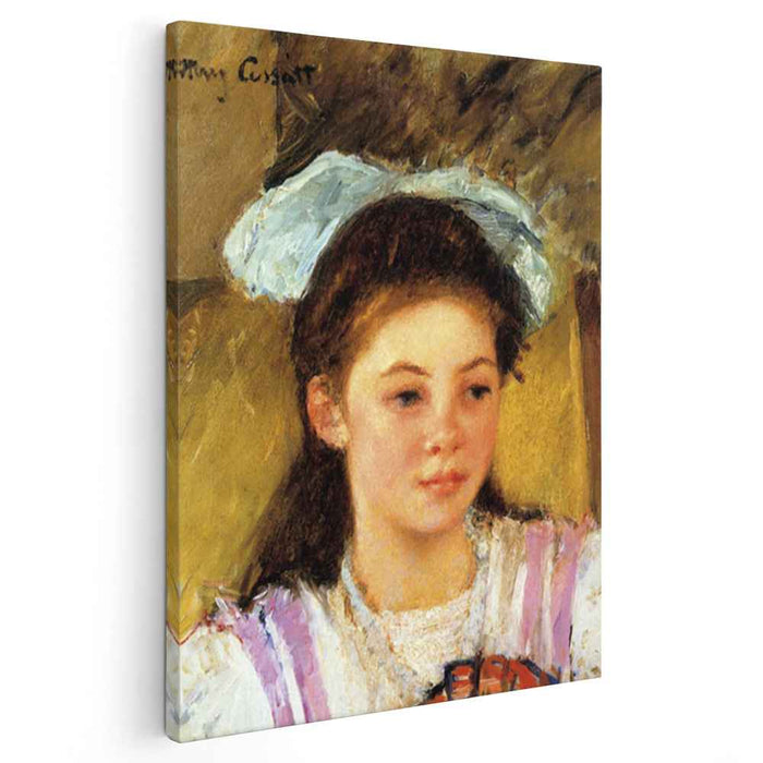 Ellen Mary Cassatt with a Large Bow in Her Hair (1909) by Mary Cassatt