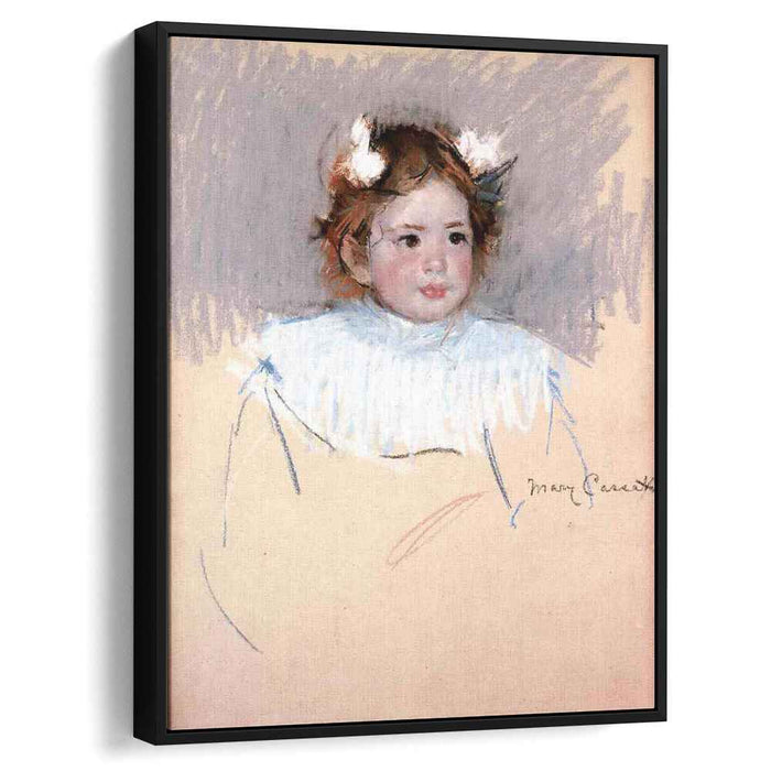 Ellen with Bows in Her Hair, Looking Right by Mary Cassatt
