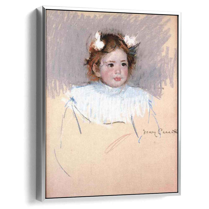 Ellen with Bows in Her Hair, Looking Right by Mary Cassatt