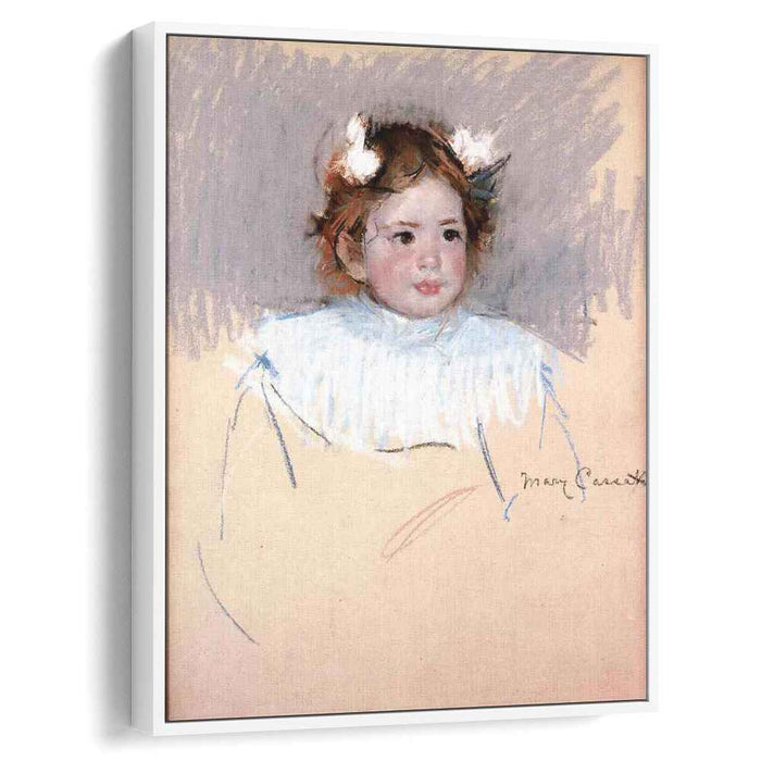 Ellen with Bows in Her Hair, Looking Right by Mary Cassatt