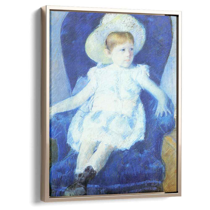 Elsie in a Blue Chair (1880) by Mary Cassatt