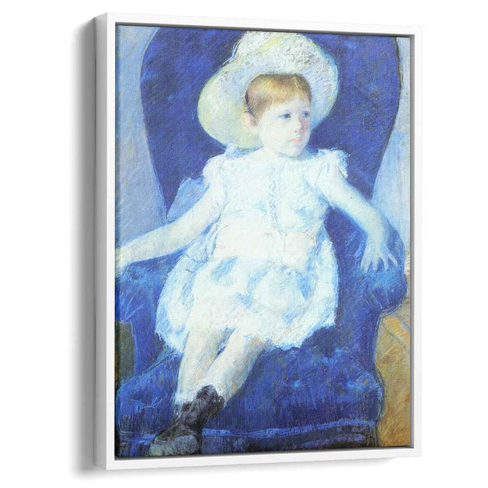 Elsie in a Blue Chair (1880) by Mary Cassatt