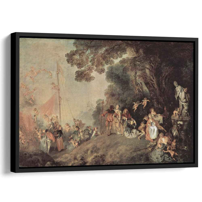 Pilgrimage on the Isle of Cythera (1718) by Antoine Watteau