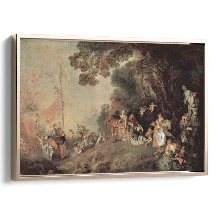 Pilgrimage on the Isle of Cythera (1718) by Antoine Watteau