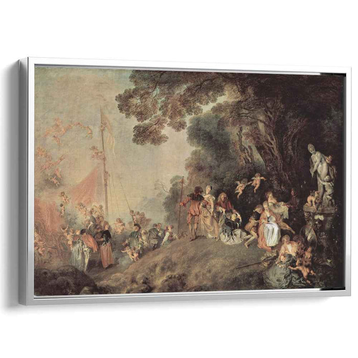 Pilgrimage on the Isle of Cythera (1718) by Antoine Watteau