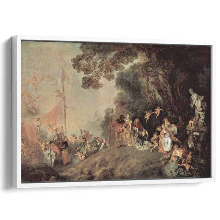 Pilgrimage on the Isle of Cythera (1718) by Antoine Watteau