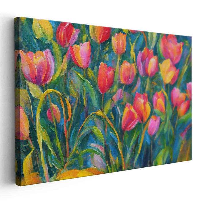 Enchanting Abstract Tulips #123