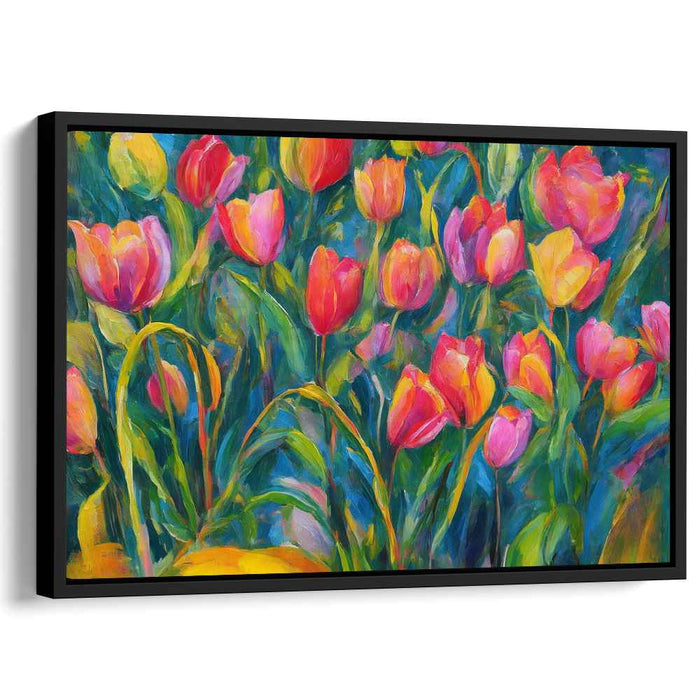 Enchanting Abstract Tulips #123