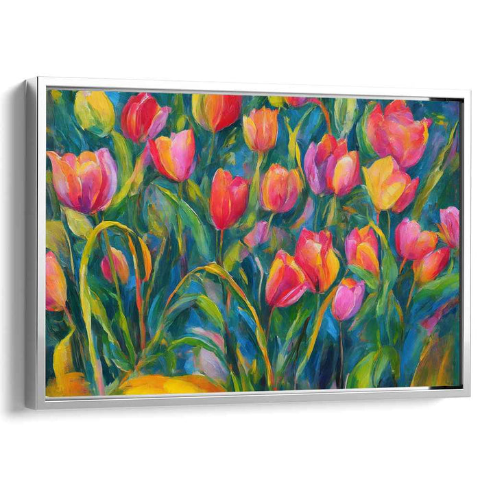 Enchanting Abstract Tulips #123