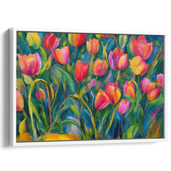 Enchanting Abstract Tulips #123