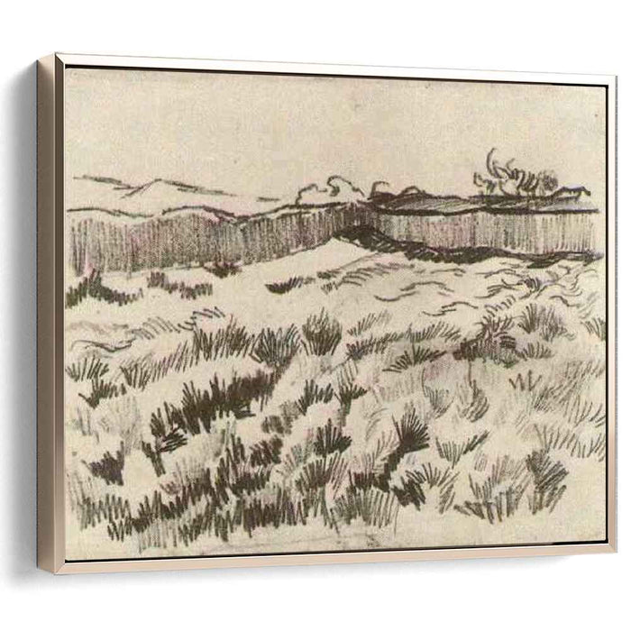 Enclosed Field (1889) by Vincent van Gogh