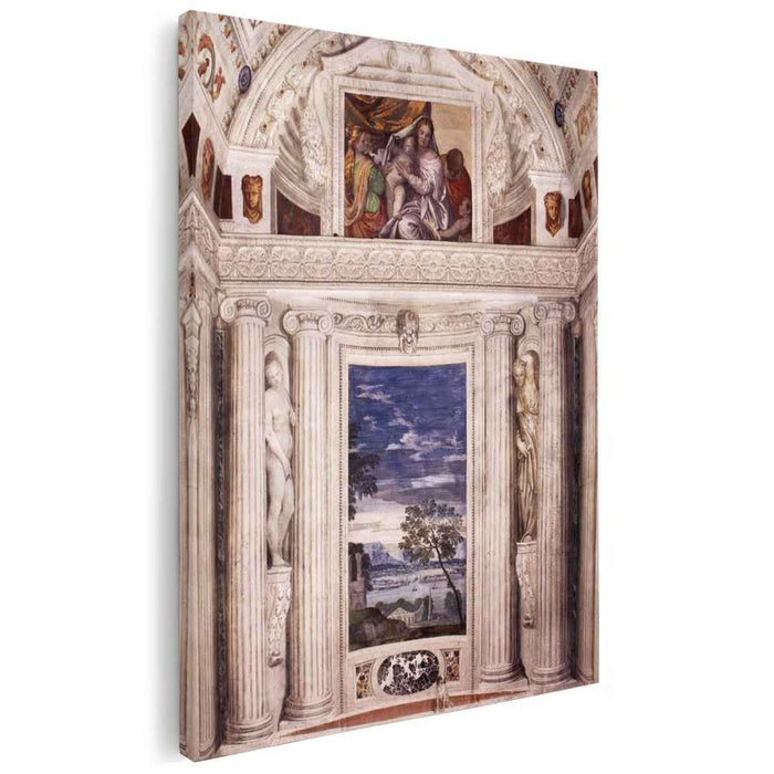 End wall of the Stanza del Cane (1561) by Paolo Veronese