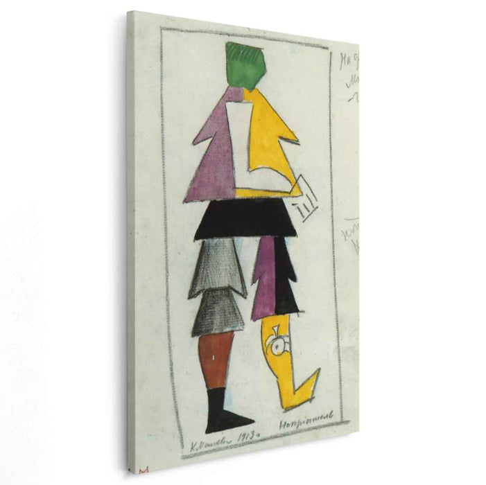 Enemy (1913) by Kazimir Malevich