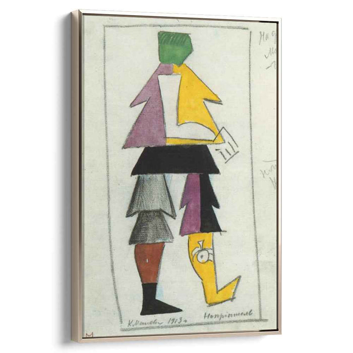 Enemy (1913) by Kazimir Malevich