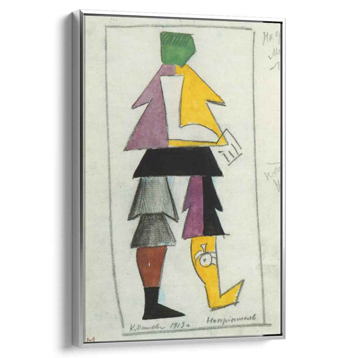 Enemy (1913) by Kazimir Malevich