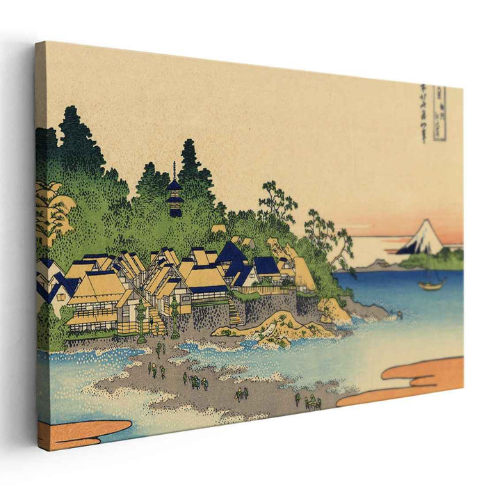 Enoshima in the Sagami province by Katsushika Hokusai