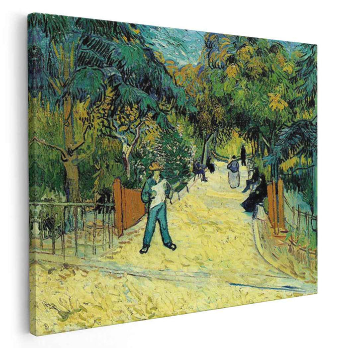 Entrance to the Public Garden in Arles (1888) by Vincent van Gogh