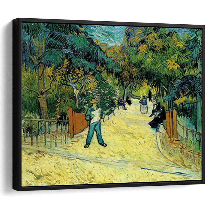 Entrance to the Public Garden in Arles (1888) by Vincent van Gogh