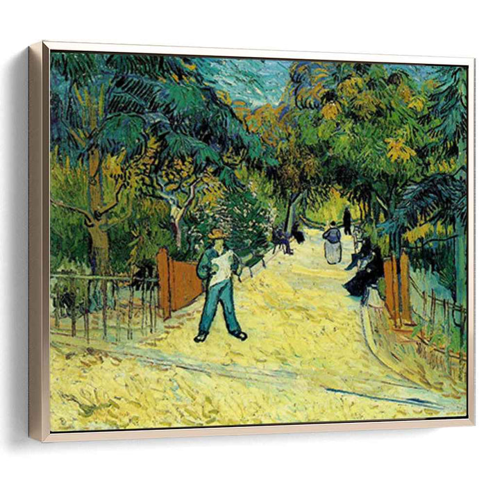Entrance to the Public Garden in Arles (1888) by Vincent van Gogh