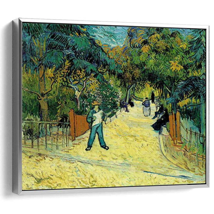 Entrance to the Public Garden in Arles (1888) by Vincent van Gogh