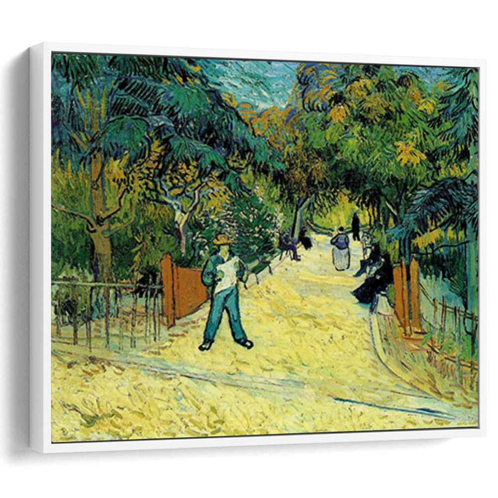 Entrance to the Public Garden in Arles (1888) by Vincent van Gogh