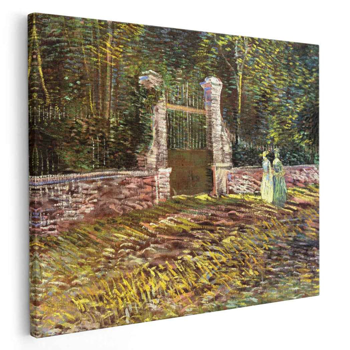 Entrance to the Voyer-d'Argenson Park at Asnieres (1887) by Vincent van Gogh