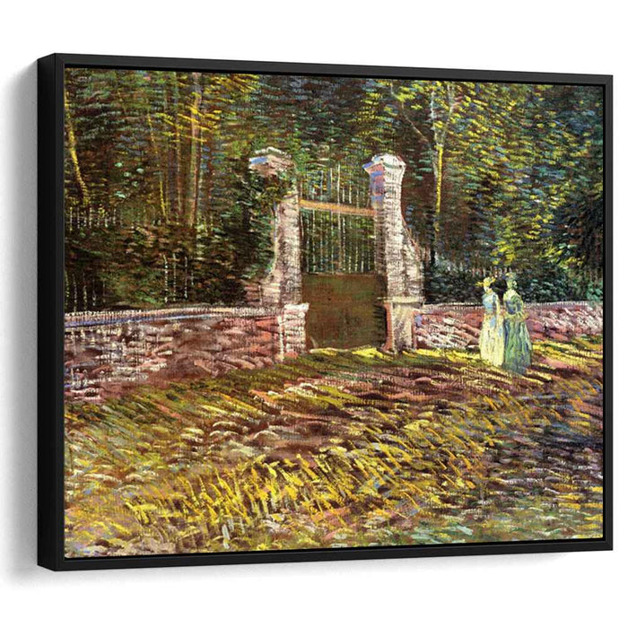 Entrance to the Voyer-d'Argenson Park at Asnieres (1887) by Vincent van Gogh